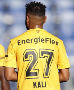 Anouar Kali, toen nog mét naam op z'n rug